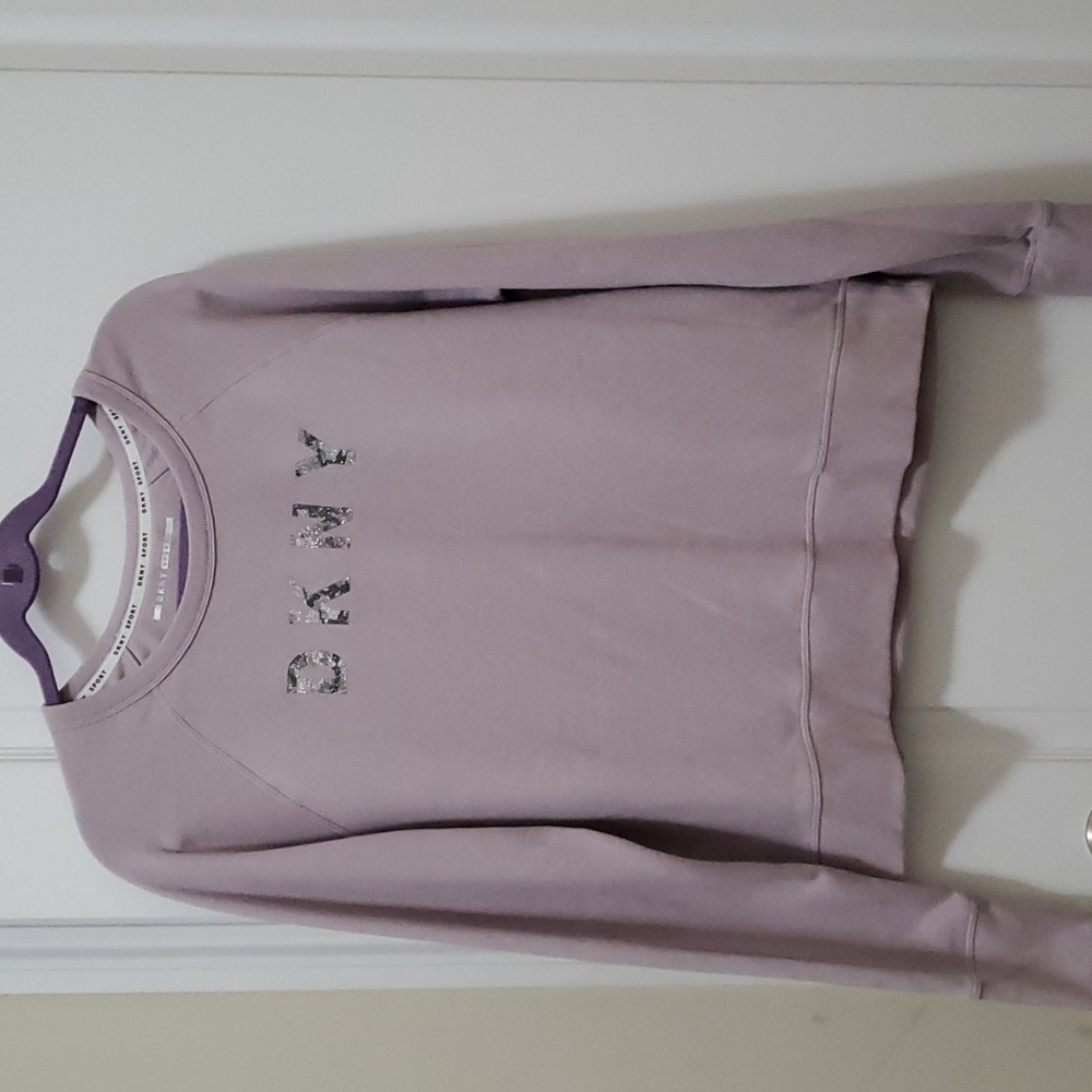 DKNY Sport Mauve Long Sleeve Crewneck Sweatshirt Size XL